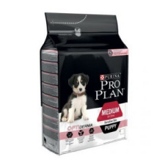 PURINA PRO PLAN Medium Puppy Sensitive Skin OptiDerma - Łosoś