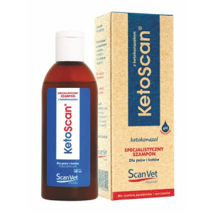 SCANVET KetoScan - Specjalistyczny szampon z ketokonazolem 100ml