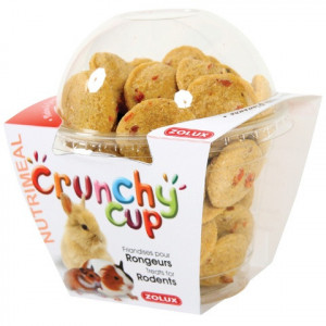 ZOLUX Crunchy Cup Candy - przysmaki dla gryzonia naturalne/z