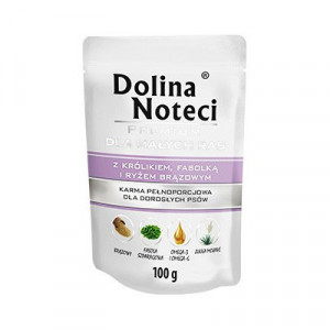 DOLINA NOTECI Premium Małe Rasy - Królik z fasolką i ryżem