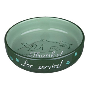 TRIXIE Miska ceramiczna "Thanks for service" dla kotów
