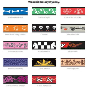 AMIPLAY Szelki regulowane Joy - Różowe kwiatki