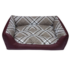 AMIPLAY Legowisko Sofa ZipClean 4 in 1 Kent - Bordowe