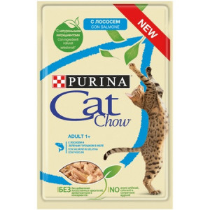 PURINA Cat Chow Adult Łosoś i zielona fasolka 