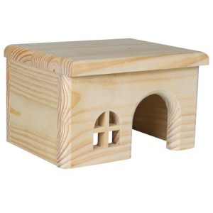 Drewniany domek - królik