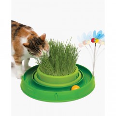 CATIT Tor Play'n Scratch z trawą - zielony