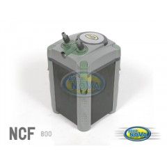 AQUA NOVA Filtr zewnętrzny, 800 litrów na godzinę, 3 etapy filtracji