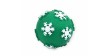 PET NOVA Piłka z płatkami śniegu 7,5cm - zielona