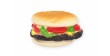 PET NOVA Hamburger z posypką, serem i sosem 9cm