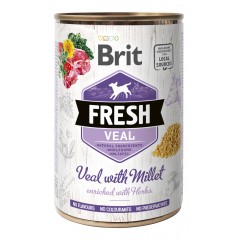 BRIT FRESH Veal & Millet - Cielęcina i proso