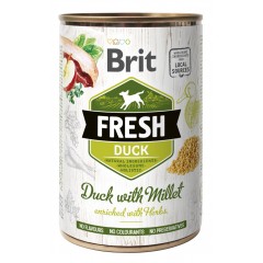 BRIT FRESH Duck & Millet - Kaczka i proso