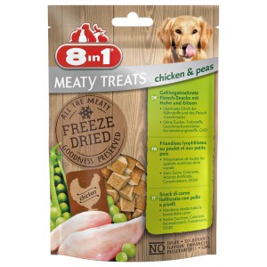 8in1 Przysmak DOG Freeze Dried Chicken / Peas 50g