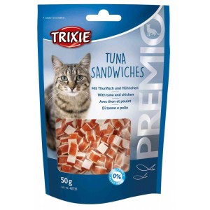 TRIXIE Premio Kanapki z tuńczykiem - przysmaki dla kota 50g