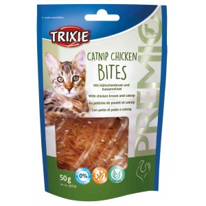 TRIXIE Premio Catnip Chicken Bites (z kurczakiem) - przysmaki dla kota 50g