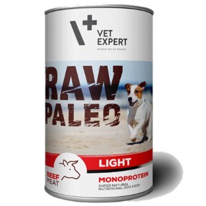 RAW PALEO Beef Light Dog 400g (puszka) wołowina - niskokaloryczna 