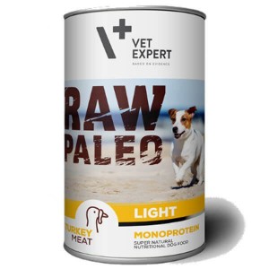 RAW PALEO Turkey Light Dog 400g (puszka) indyk - niskokaloryczna