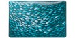 TRIXIE Podkładka pod miski Fish 44 × 28 cm petrol/niebieski