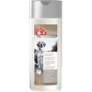 8in1 Shampoo White Pearl - Szampon dla psów o jasnym umaszczeniu 250ml