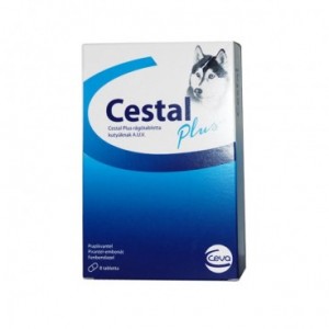 CESTAL Plus - tabletki do rozgryzania i żucia dla psów na odrobaczanie (8szt)