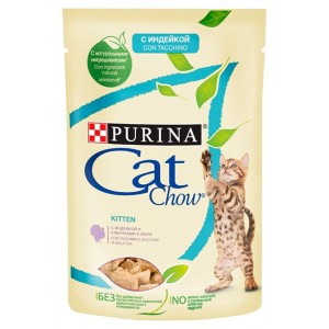 PURINA Cat Chow Kitten Indyk i Cukinia