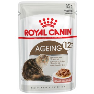ROYAL CANIN Ageing +12 karma mokra w sosie dla kotów dojrzałych, po 12 roku życia