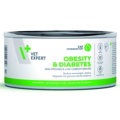 VETEXPERT 4T Vet. Diet Cat Obesity and Diabestes (puszka)