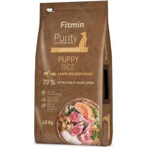 FITMIN Purity Rice Puppy Lamb & Salmon