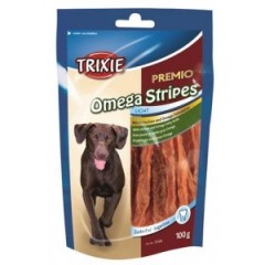 TRIXIE Premio Omega Stripes - paski z kurczaka 100 g