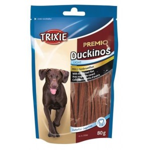 TRIXIE Premio Duckinos - paski z piersi kaczki 80 g