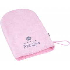 AMIPLAY Spa Rękawica kąpielowa dla psa - Różowa