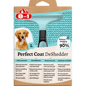 8in1 Perfect Coat DeShedder Dog L - narzędzie do wyczesywania podszerstka dla psa L