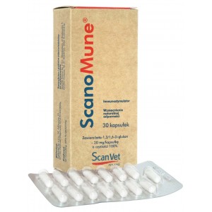 SCANVET Scanomune - odporność psa i kota 20mg 30 kaps. 