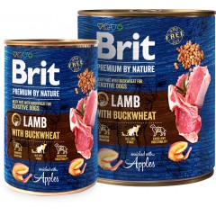 Brit Premium By Nature Lamb&Buckwheat (puszka)
