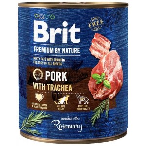 BRIT Premium By Nature Pork&Trachea (puszka)