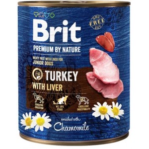 BRIT Premium By Nature Turkey&Liver (puszka)