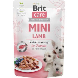 BRIT CARE Mini Lamb Puppies 85g (saszetka)