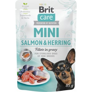 BRIT CARE Mini Salmon and Herring 85g (saszetka)
