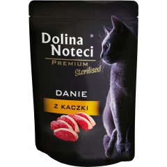 DOLINA NOTECI Premium STERILISED - Danie z kaczki dla kota (saszetka)