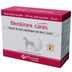 BIOWET Bioskinex canis 40 kaps.
