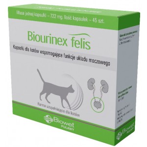 BIOWET Biourinex felis 45 kaps.