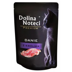 DOLINA NOTECI Premium - Danie z królika dla kota (saszetka)