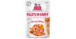 BRIT CARE CAT Fillets in gravy Savory Salmon 85g (saszetka)