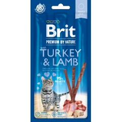 BRIT Premium by Nature CAT Przysmak Sticks Turkey and Lamb 15g