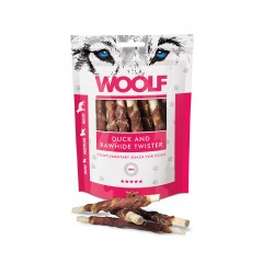 WOOLF Duck and Rawhide Twister 100g