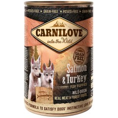 CARNILOVE Grain-Free Wild Meat Salmon and Turkey Puppies