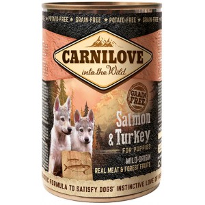 CARNILOVE Grain-Free Wild Meat Salmon and Turkey Puppies