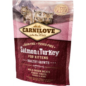 CARNILOVE CAT Grain-Free Salmon and Turkey for Kittens - Łosoś i Indyk 