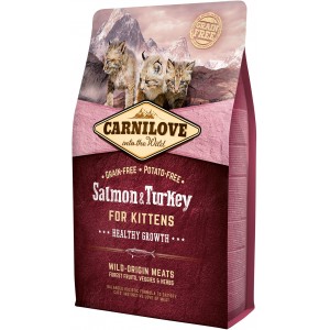CARNILOVE CAT Grain-Free Salmon and Turkey for Kittens - Łosoś i Indyk 