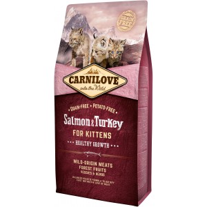 CARNILOVE CAT Grain-Free Salmon and Turkey for Kittens - Łosoś i Indyk 