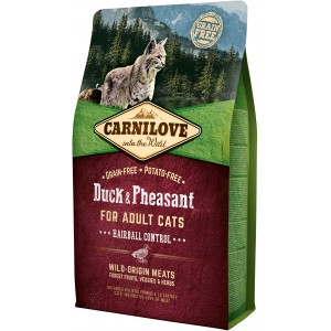 CARNILOVE CAT Grain-Free Duck and Pheasant Hairball Control - Kaczka i bażant